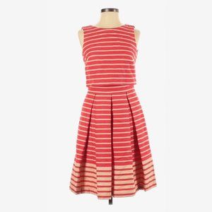 Taylor Red Stripe Popover Party Dress